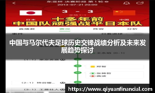 中国与马尔代夫足球历史交锋战绩分析及未来发展趋势探讨